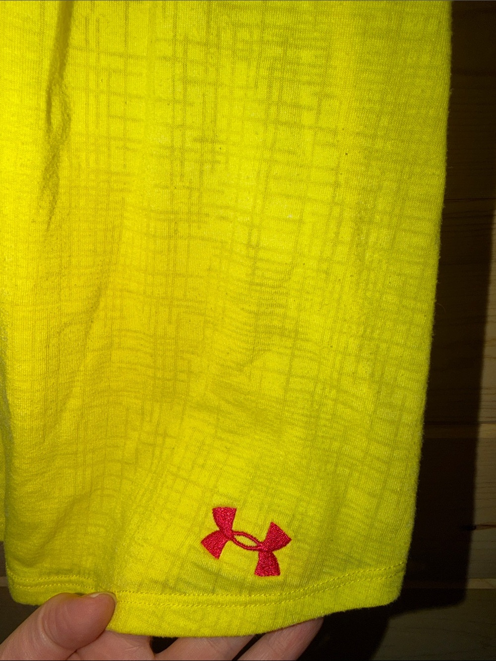 Under Armour Yellow Racerback Braided Tank - Picture 3 of 4